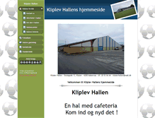 Tablet Screenshot of kliplevhallen.dk